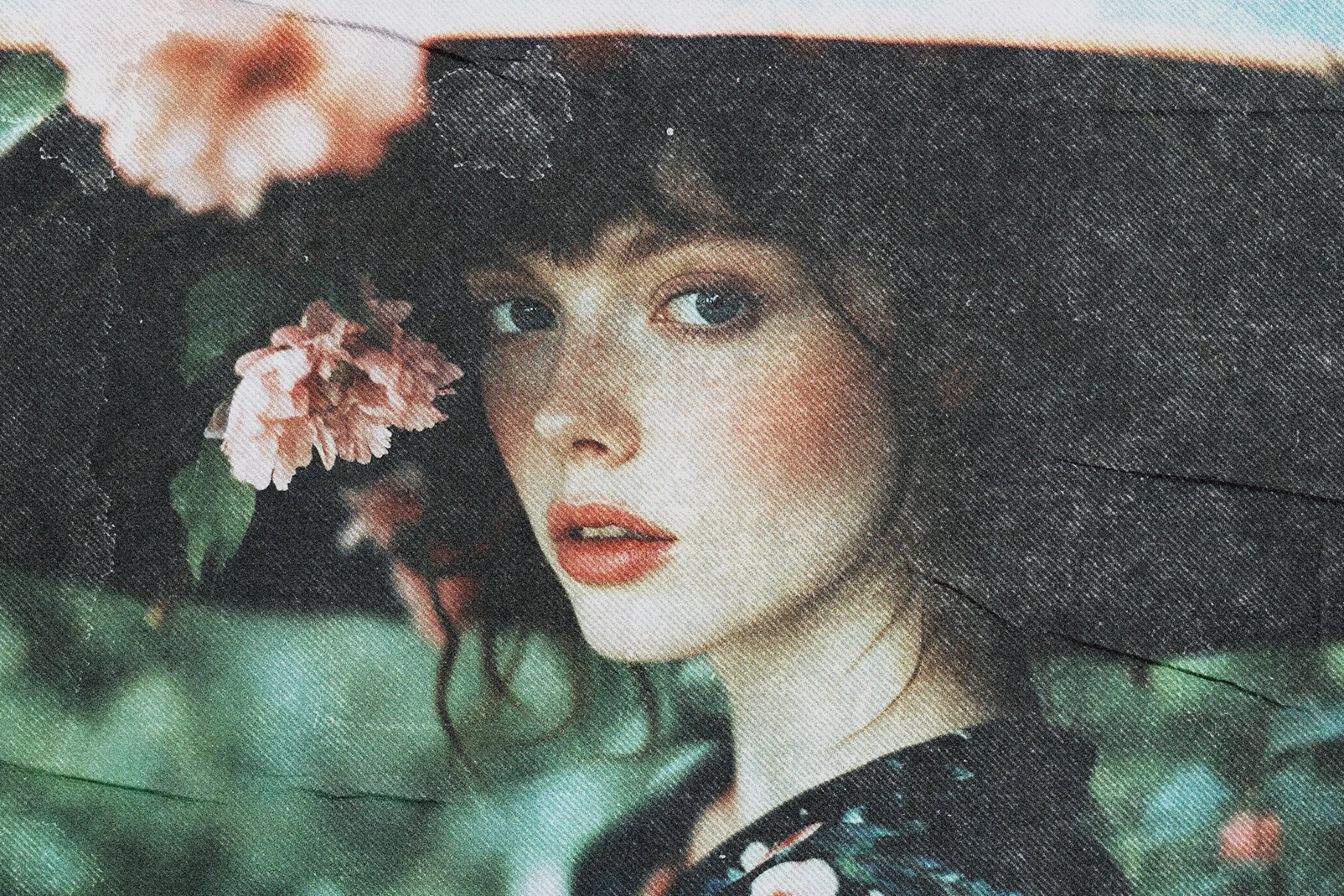 Vintage Print Halftone Effect