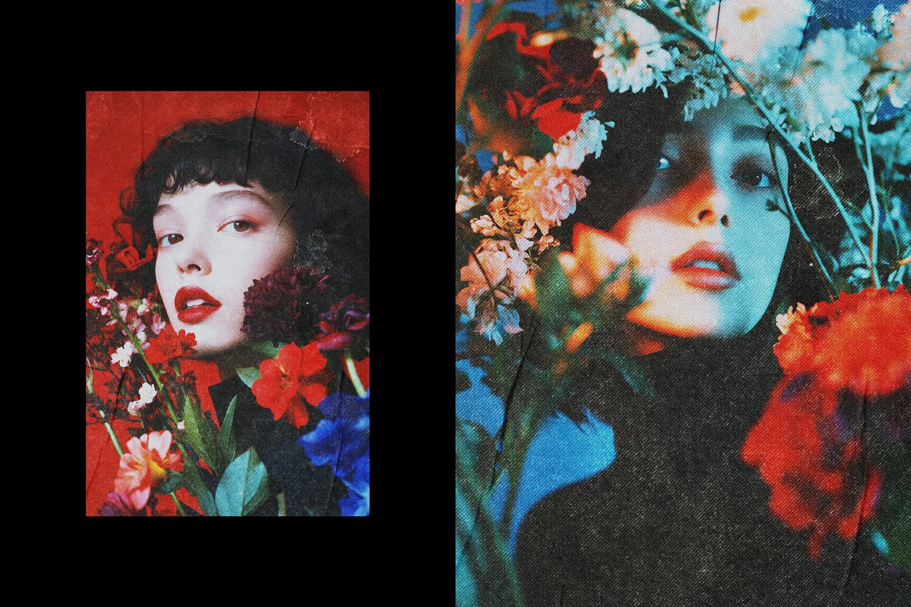 Vintage Print Halftone Effect