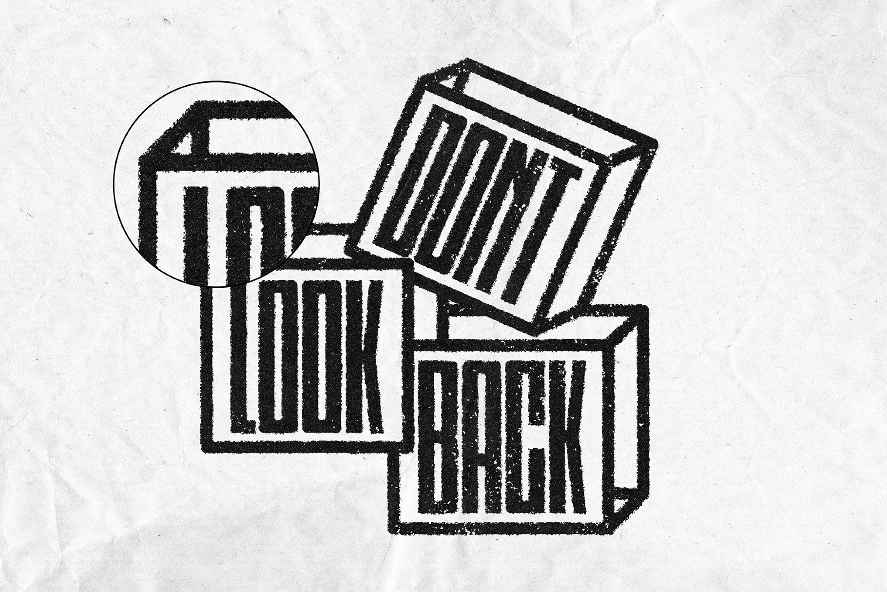 Stamp Ink Print Effect