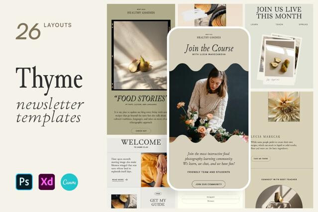 Thyme Newsletter Templates