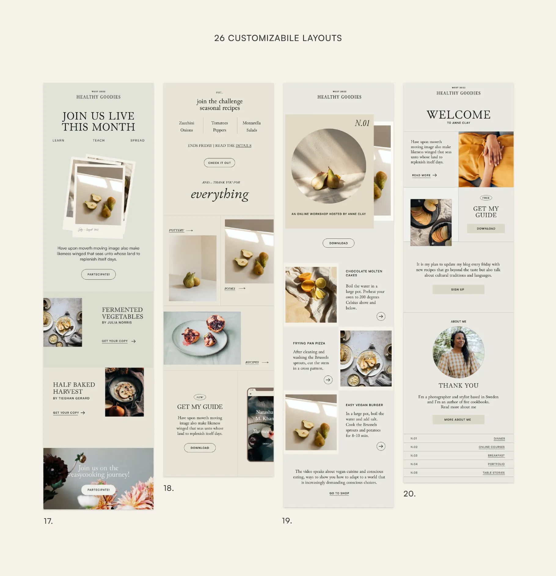 Thyme Newsletter Templates
