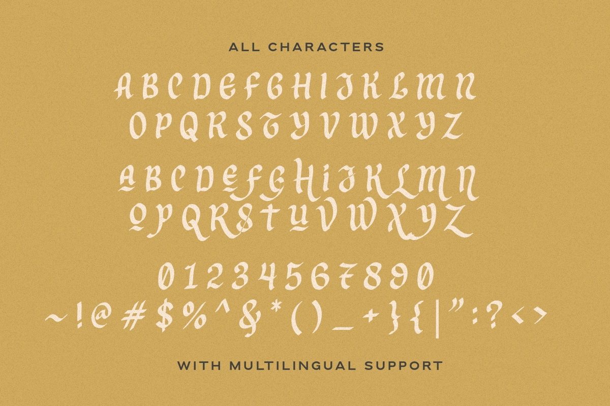 Forestine - Stylish Blackletter