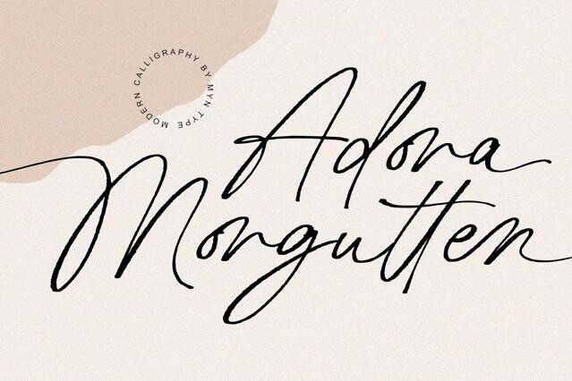 Adora Morgutten - Ink Calligraphy