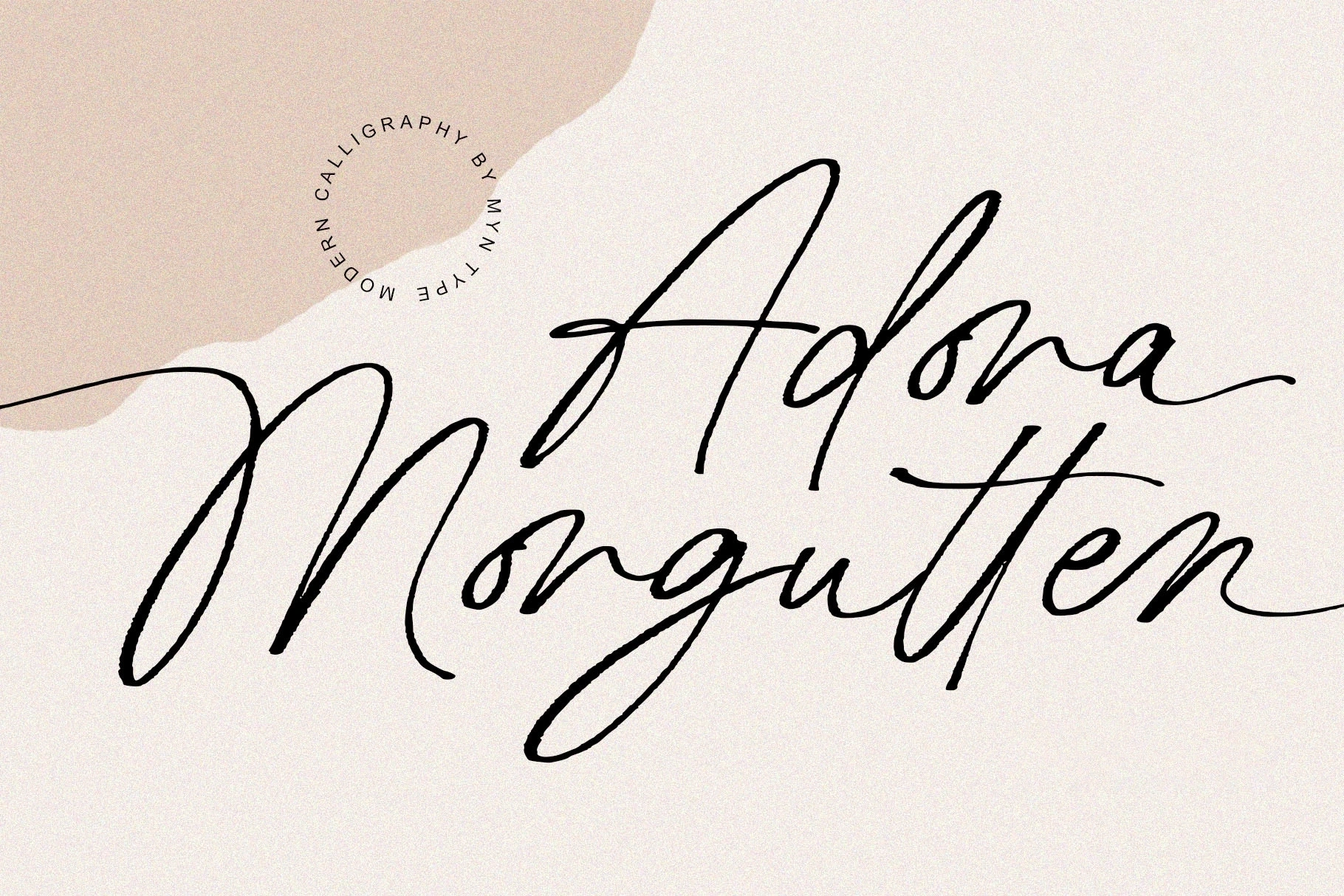 Adora Morgutten - Ink Calligraphy