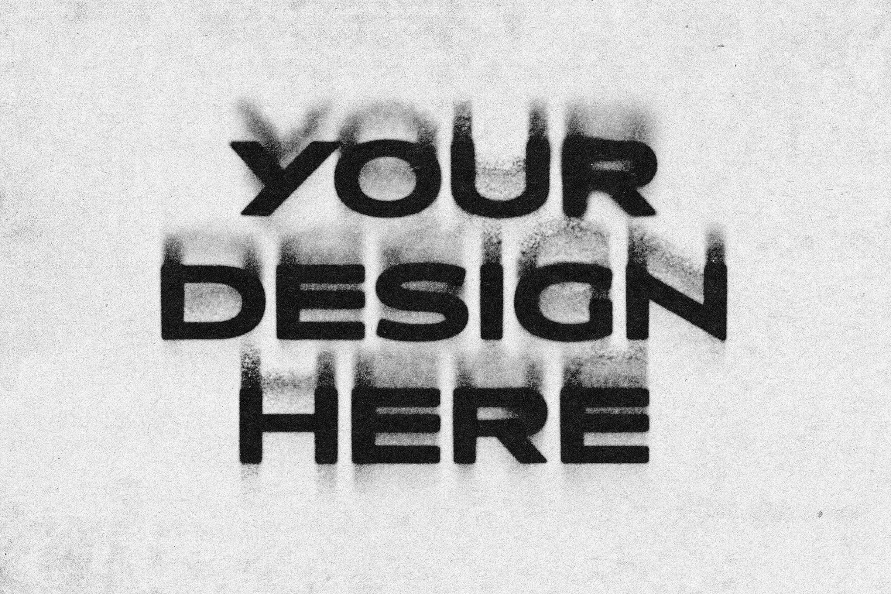 Dirty Print Text & Logo Effect