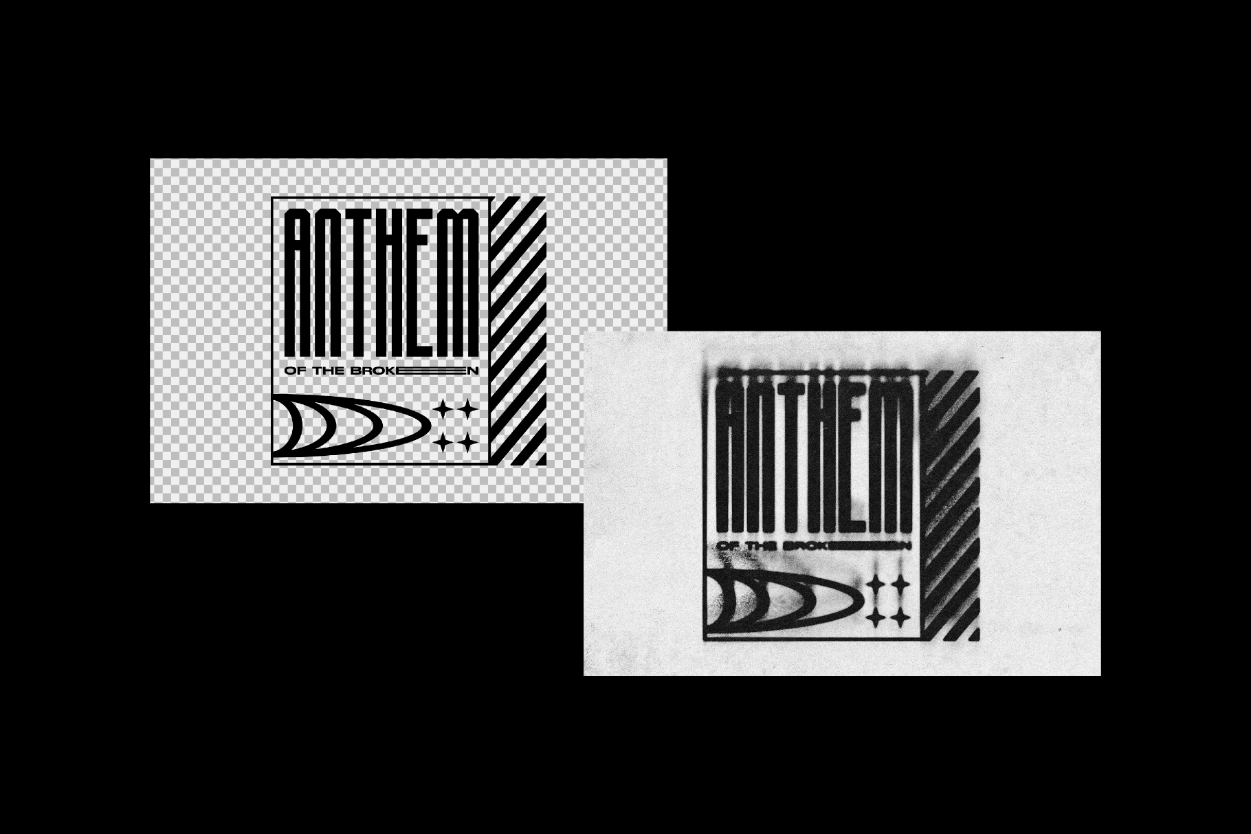 Dirty Print Text & Logo Effect