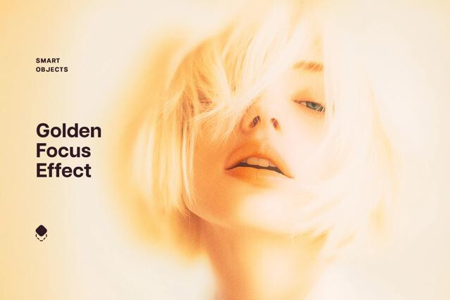 Golden Soft Focus Photo Effect