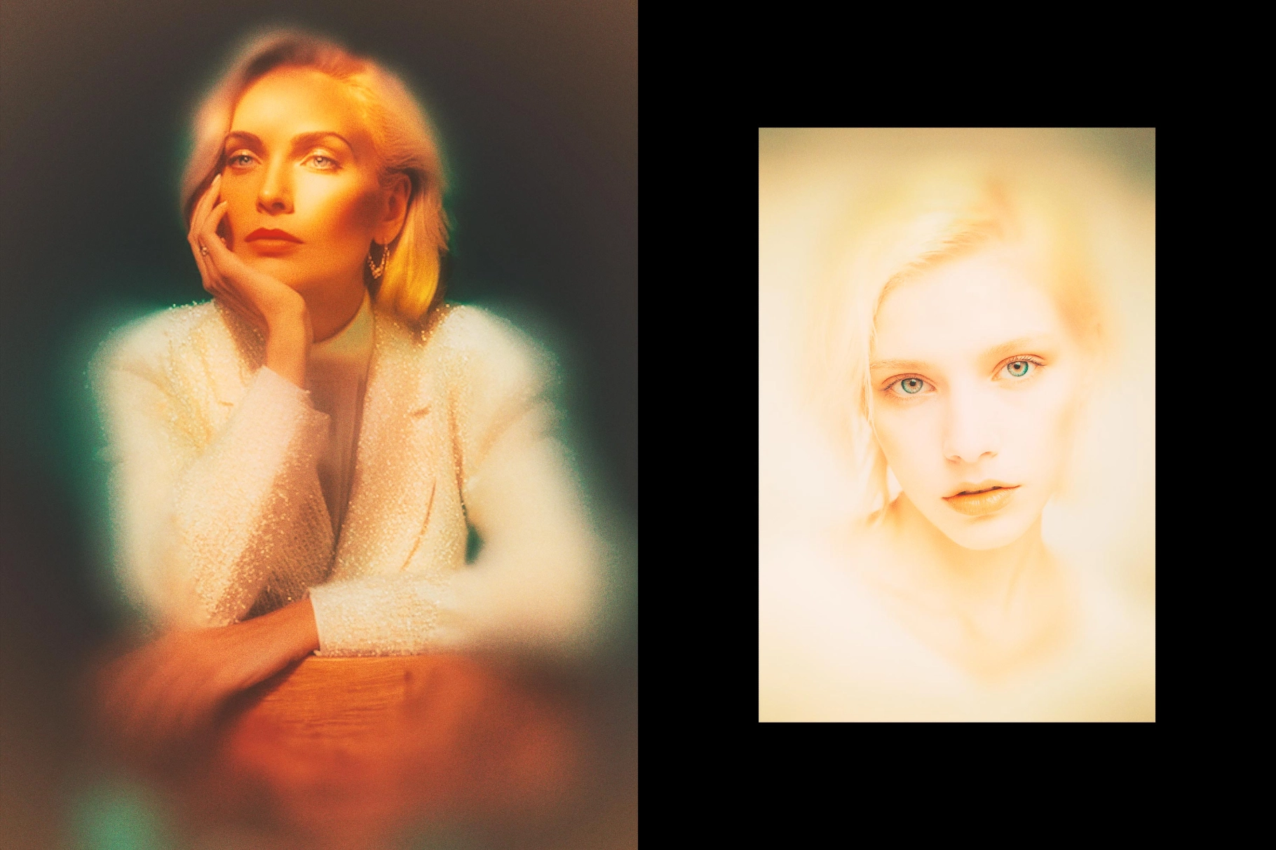 Golden Soft Focus Photo Effect