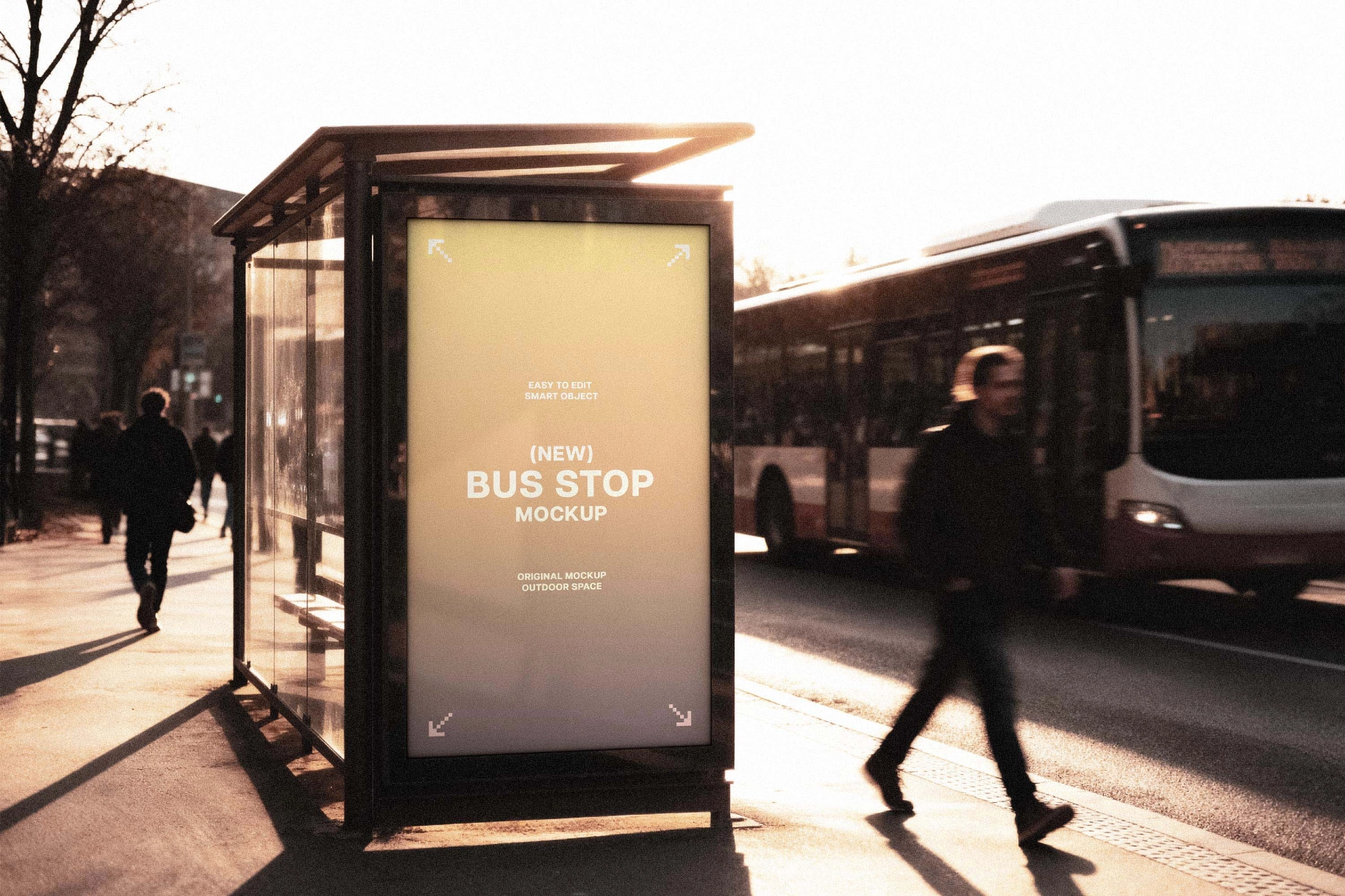 Public Transport Stop Mockup