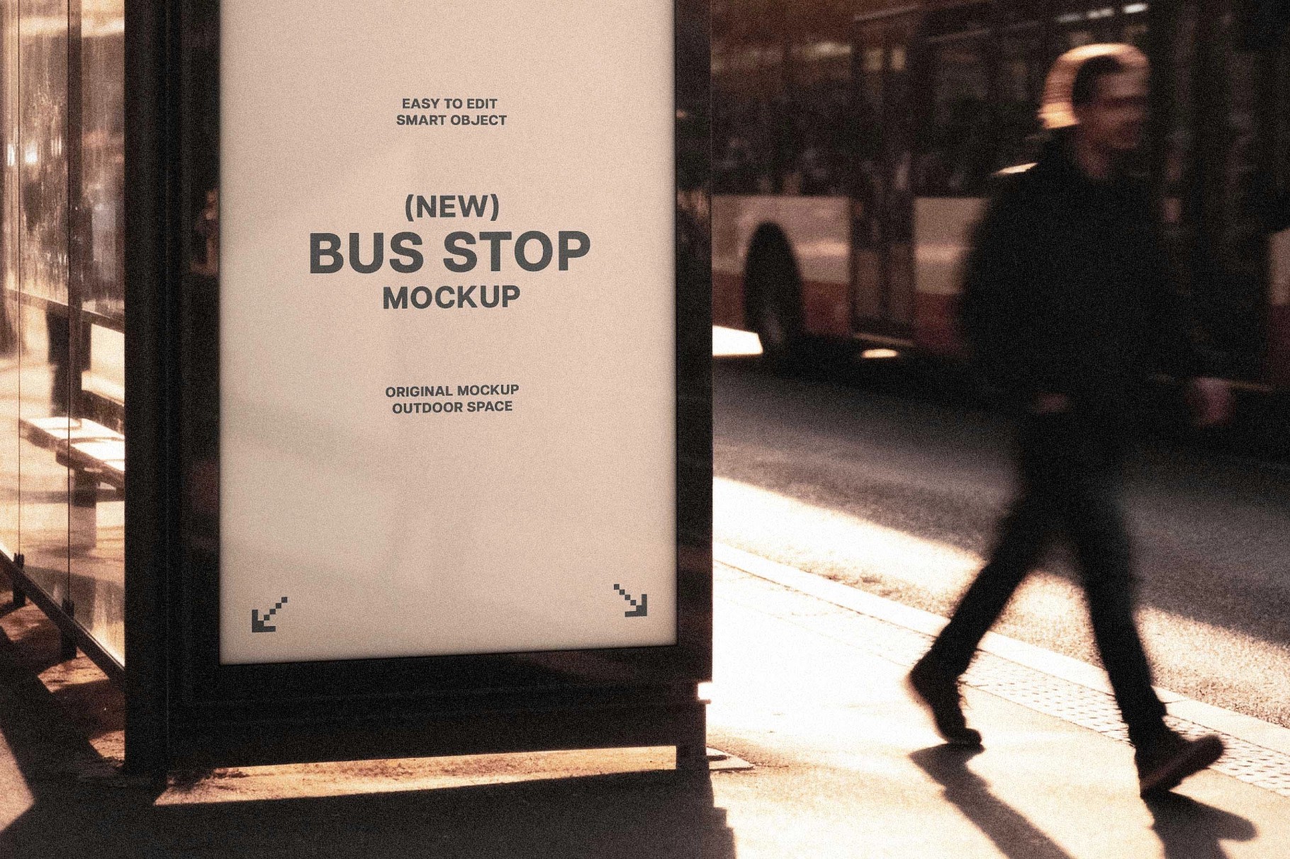 Public Transport Stop Mockup