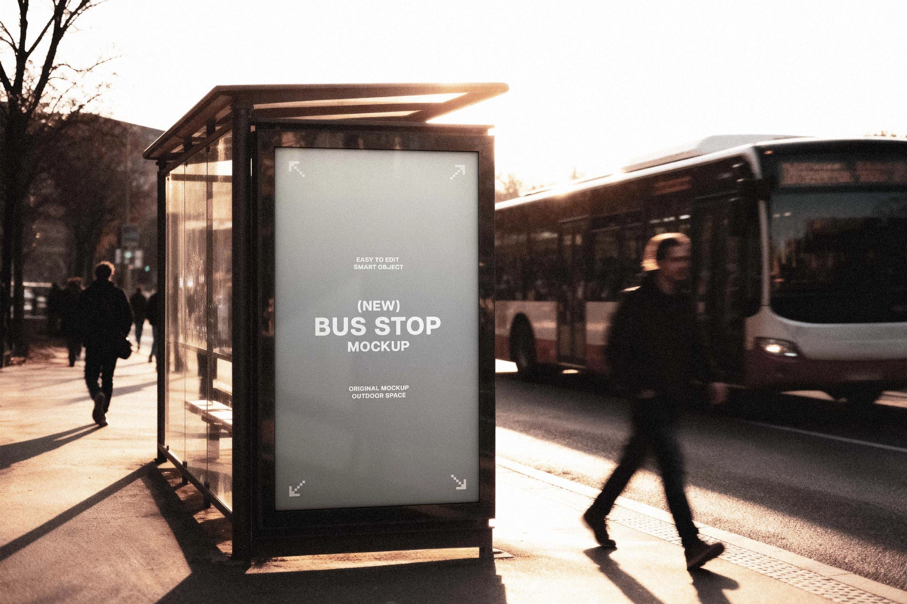 Public Transport Stop Mockup