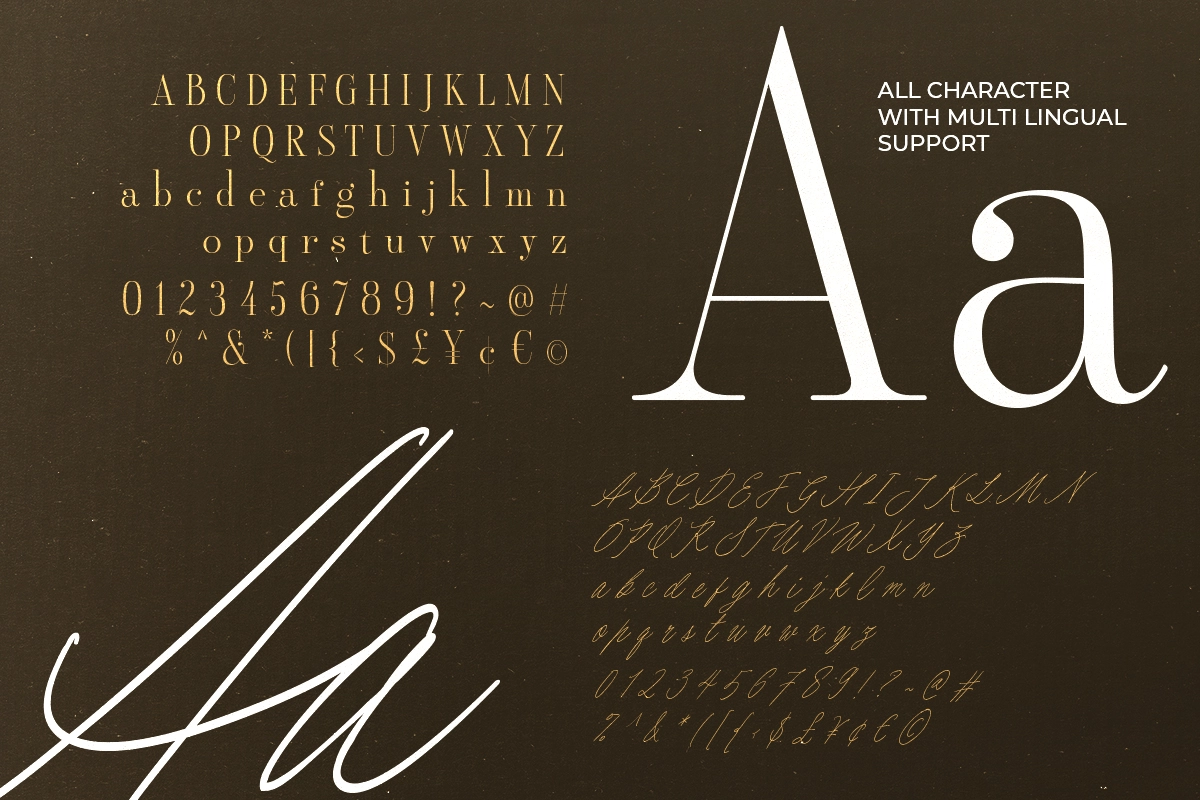 Couple Match - Luxury Font Duo