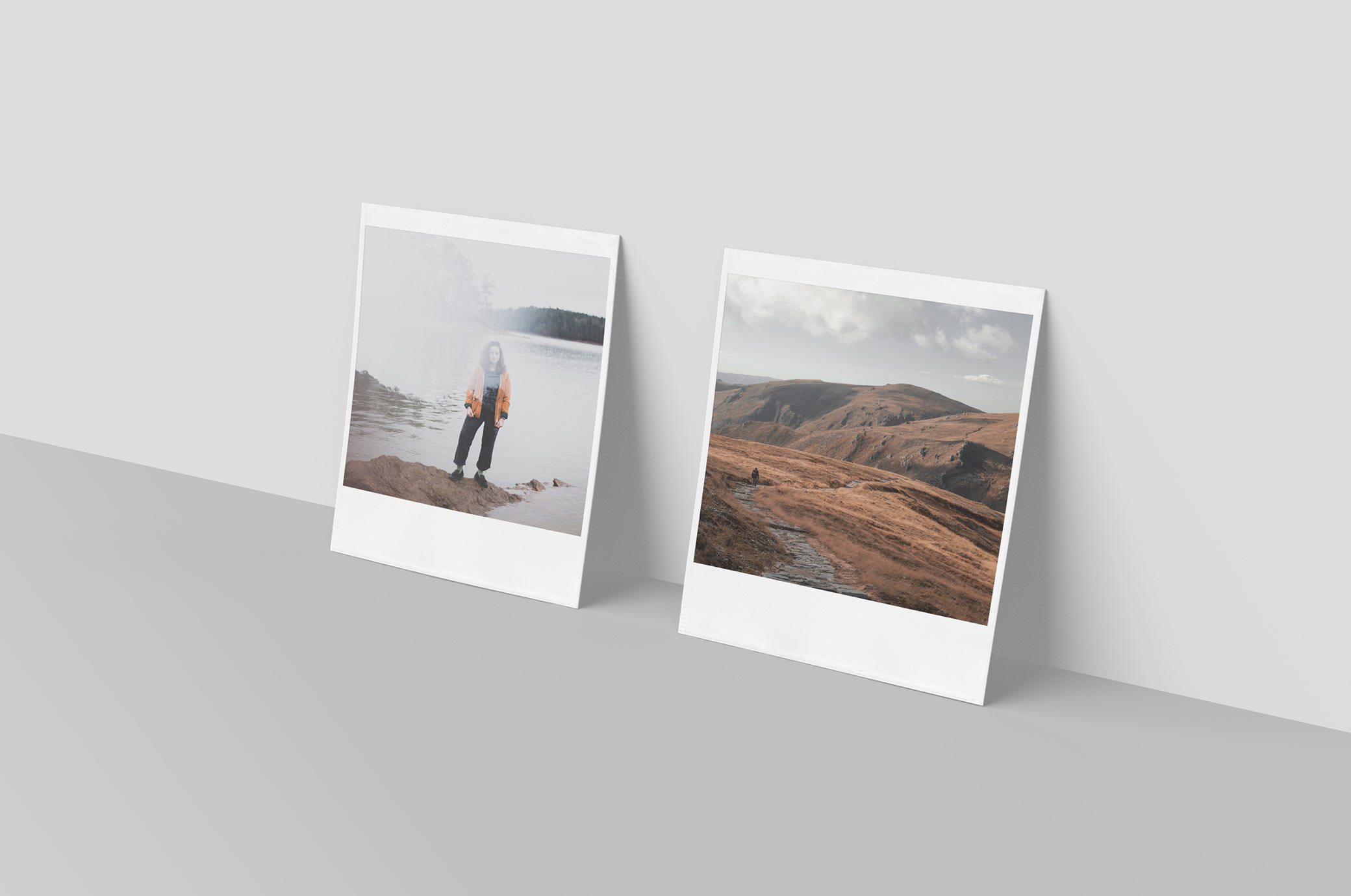 Download Polaroid photo mockup set — download PSD template