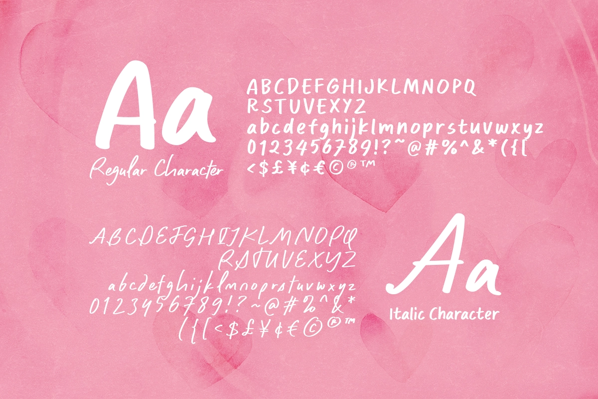 Caption Handwriting - Cute Font Duo