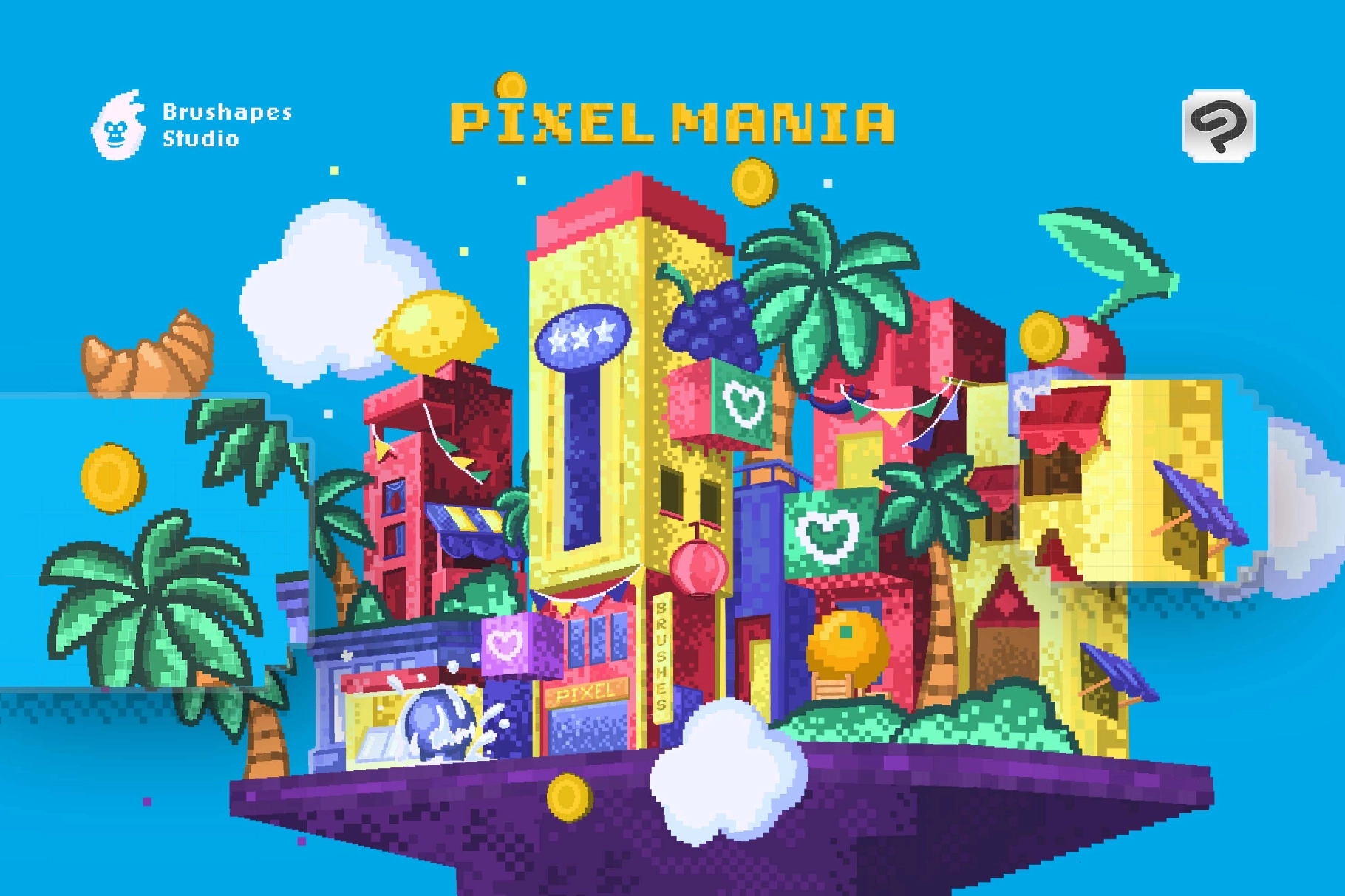 Pixel Mania Clip Studio Brushes