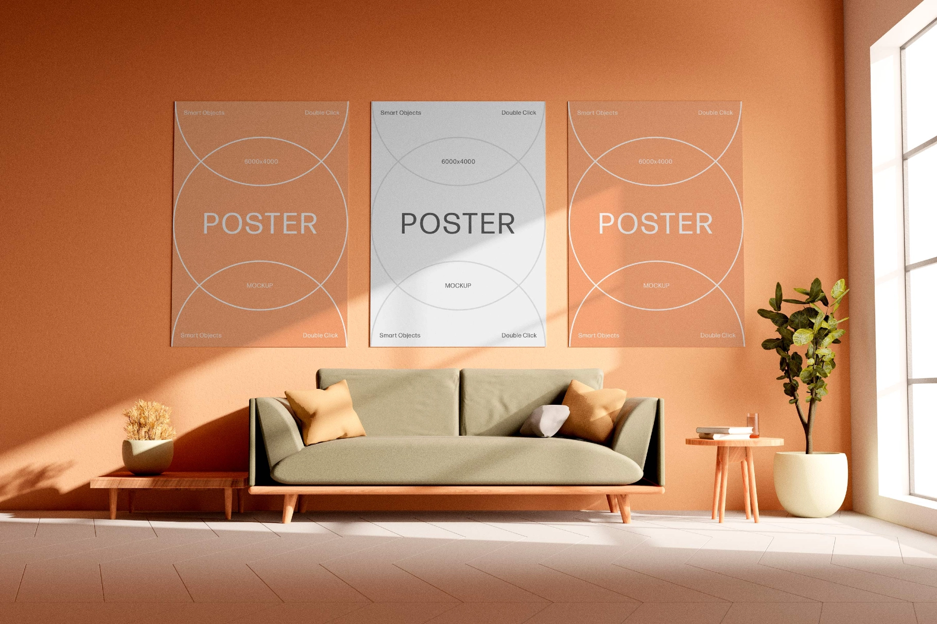 Mid-Century Interior Poster Mockup