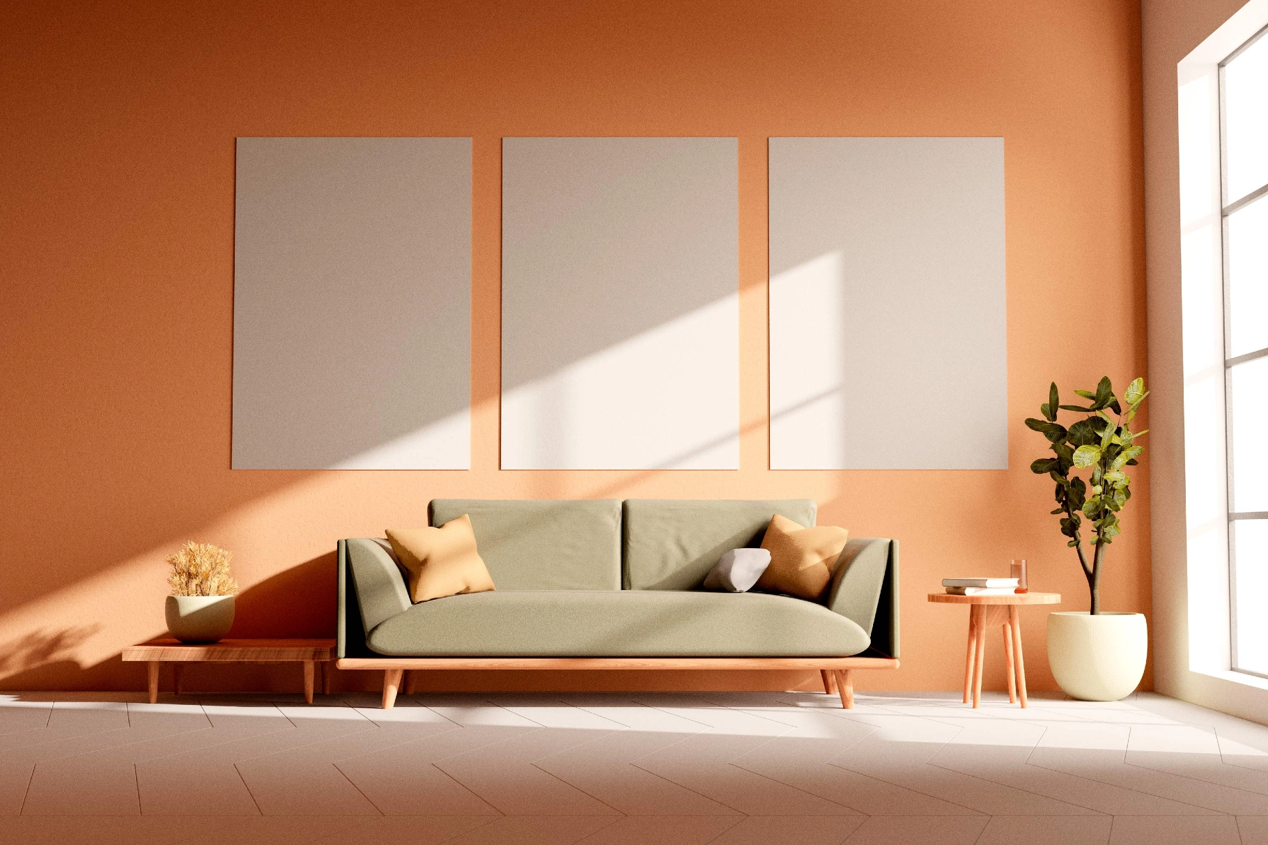 Mid-Century Interior Poster Mockup