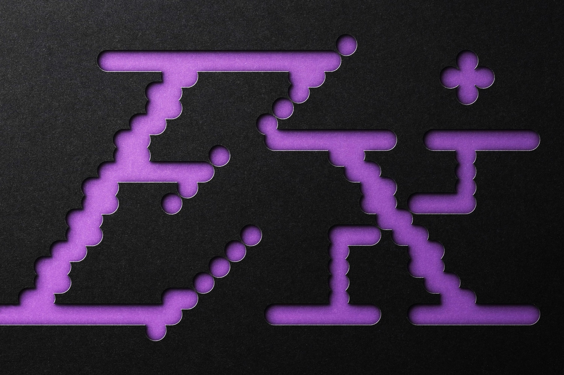Black Paper Cutout Effect