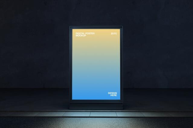Digital Poster Mockup