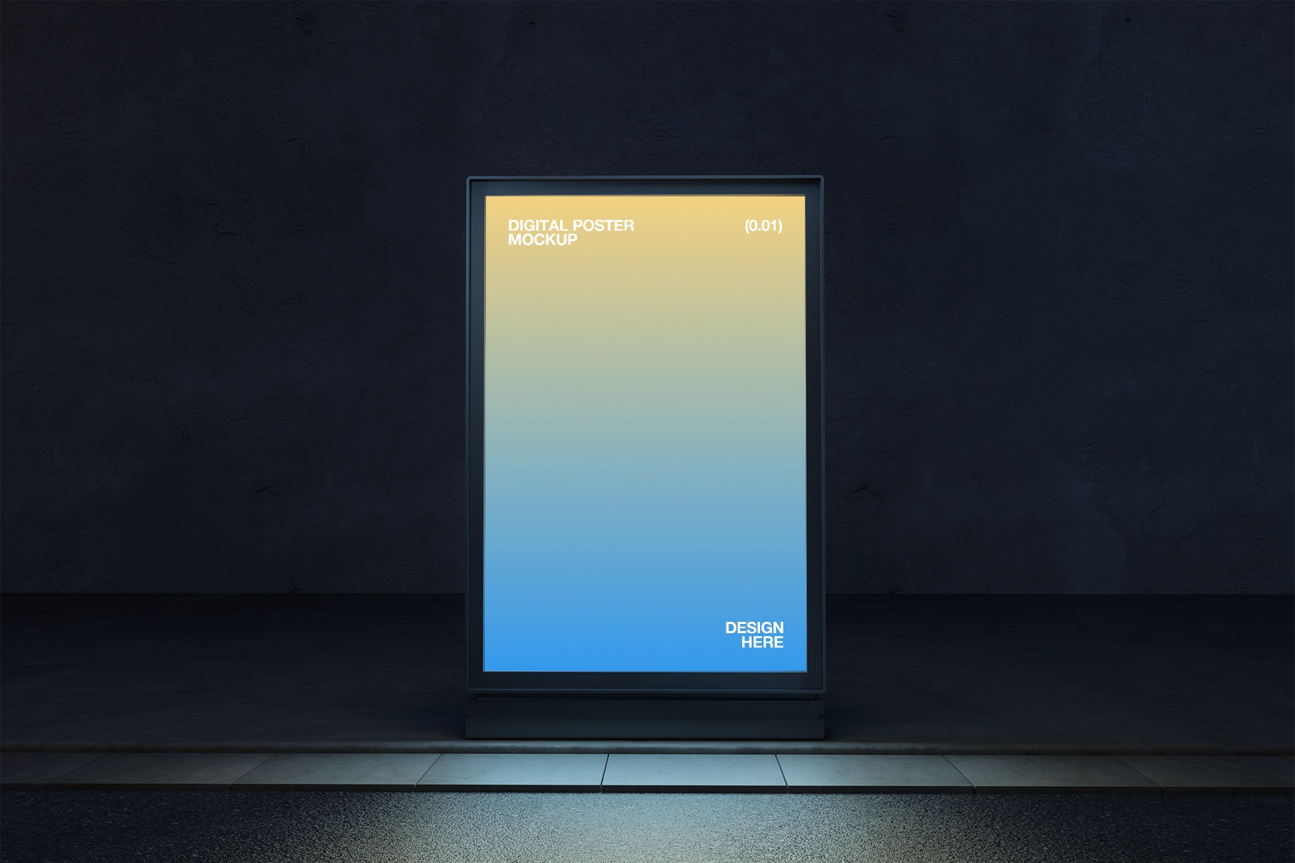 Digital Poster Mockup