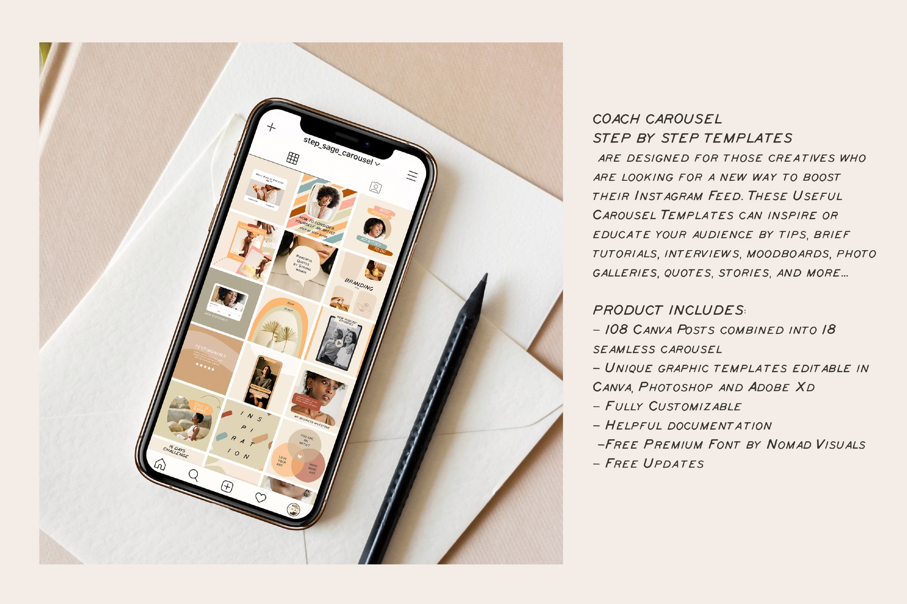 Coach Carousel Templates