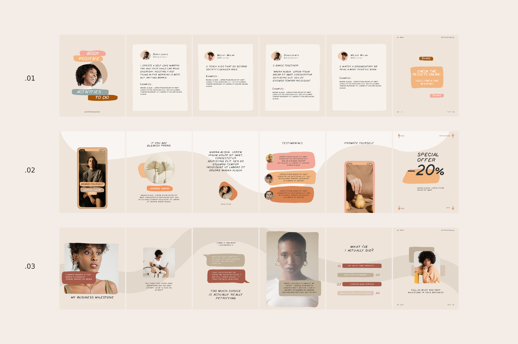Coach Carousel Templates
