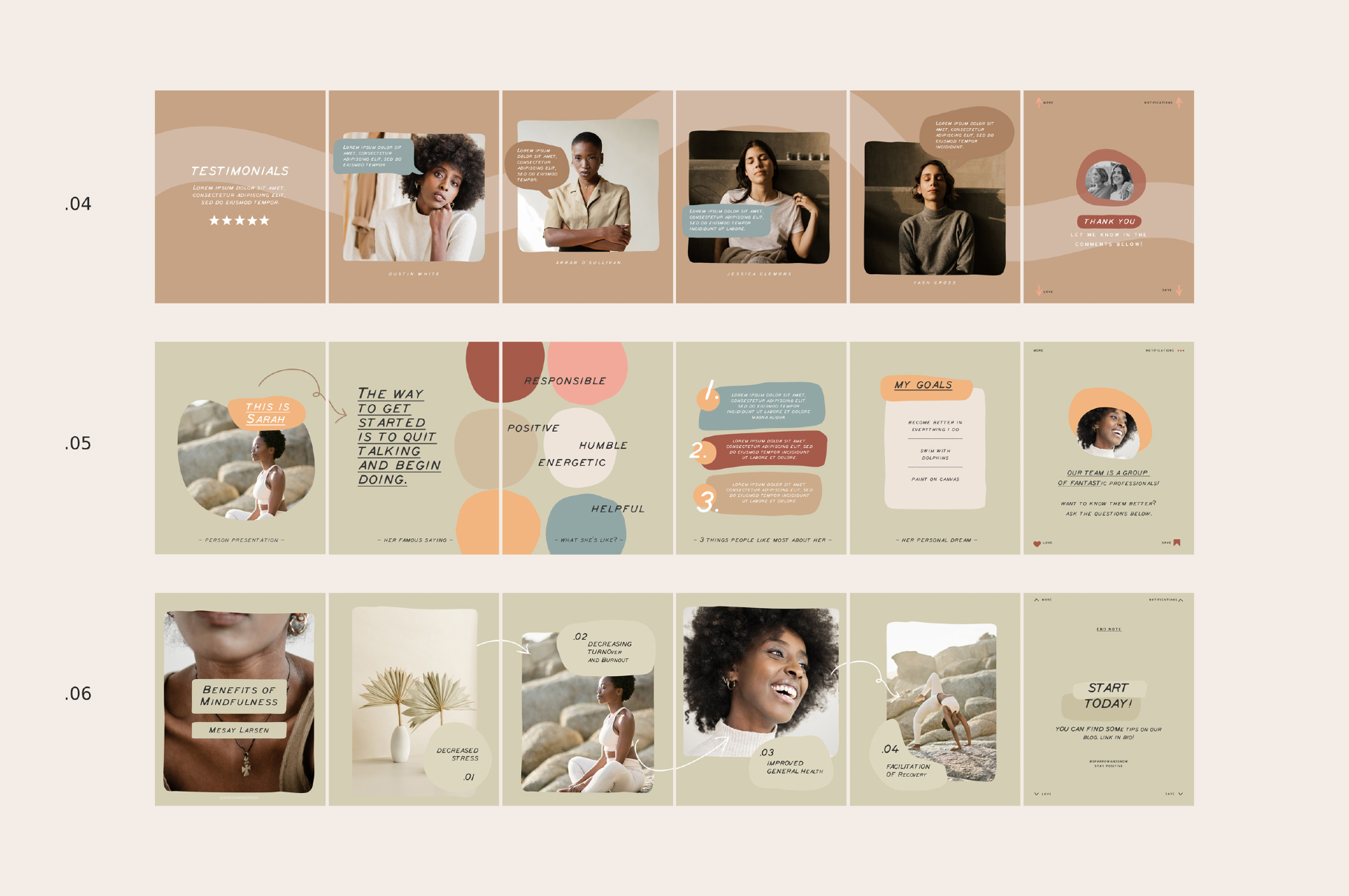 Coach Carousel Templates