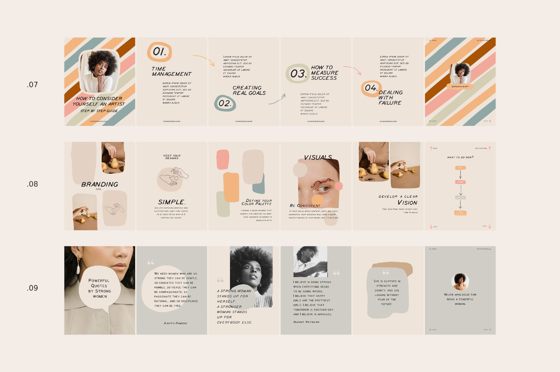 Coach Carousel Templates