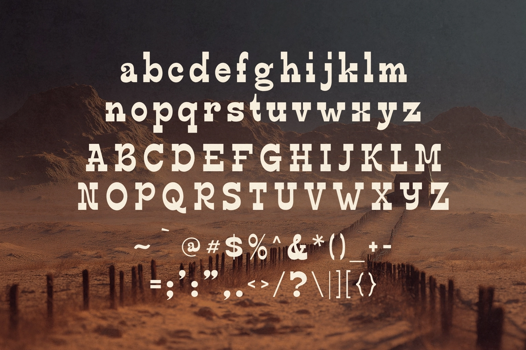 Buffalo Range - Slab Serif Typeface