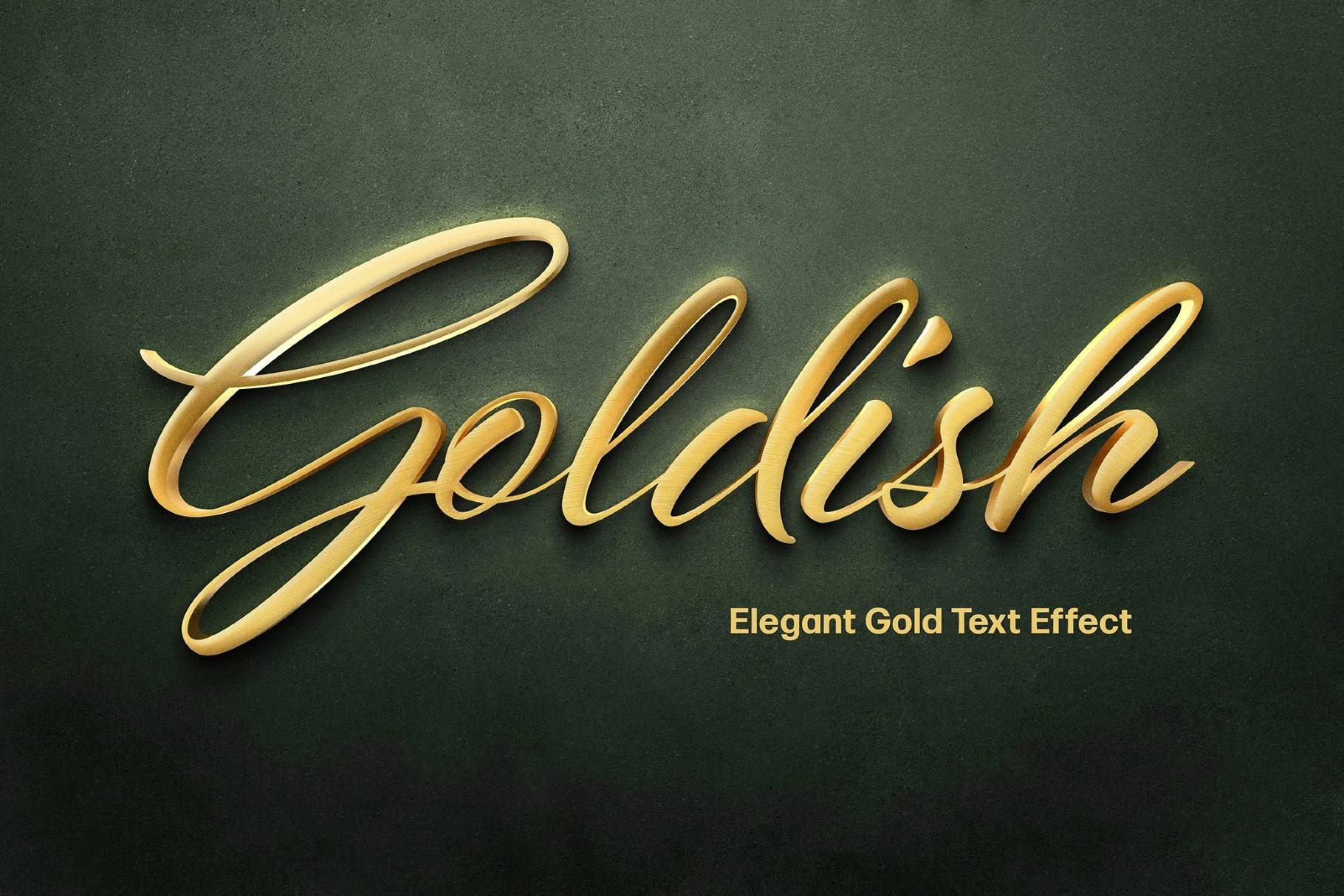 Elegant Gold Text Effect