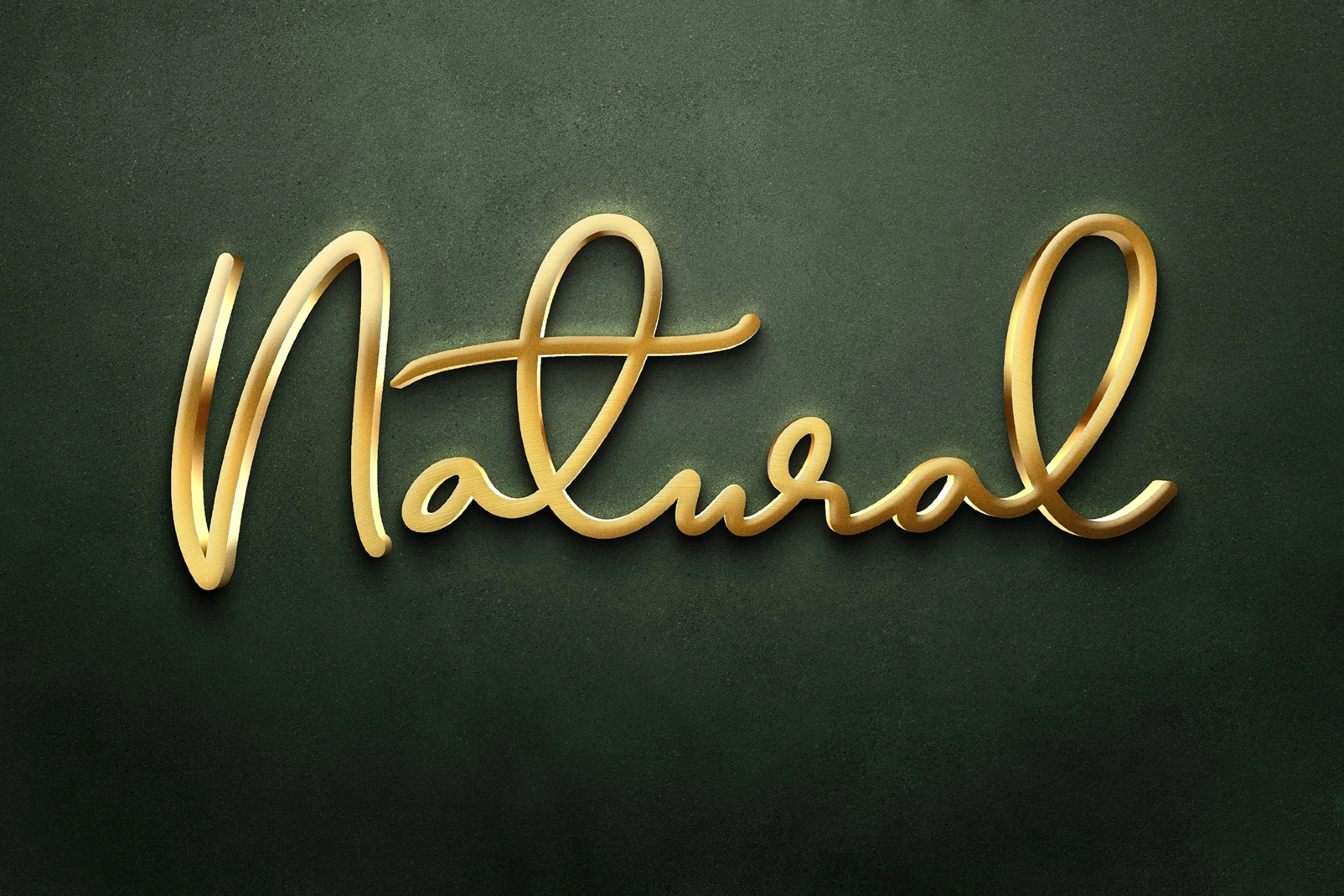 Elegant Gold Text Effect