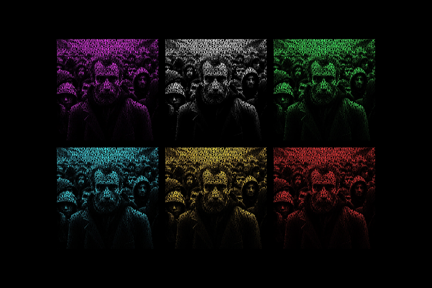 Text Mask Photo Effect