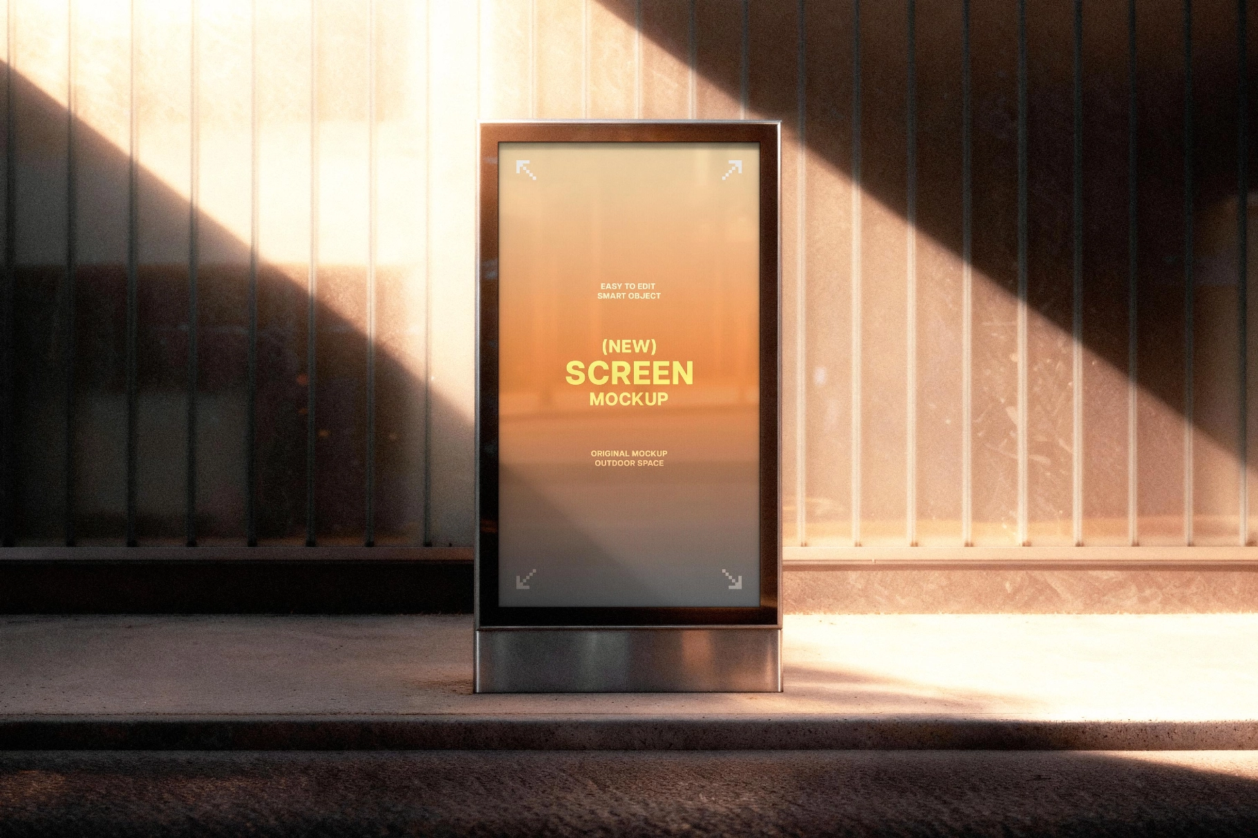 Golden Hour Digital Sigange Mockup