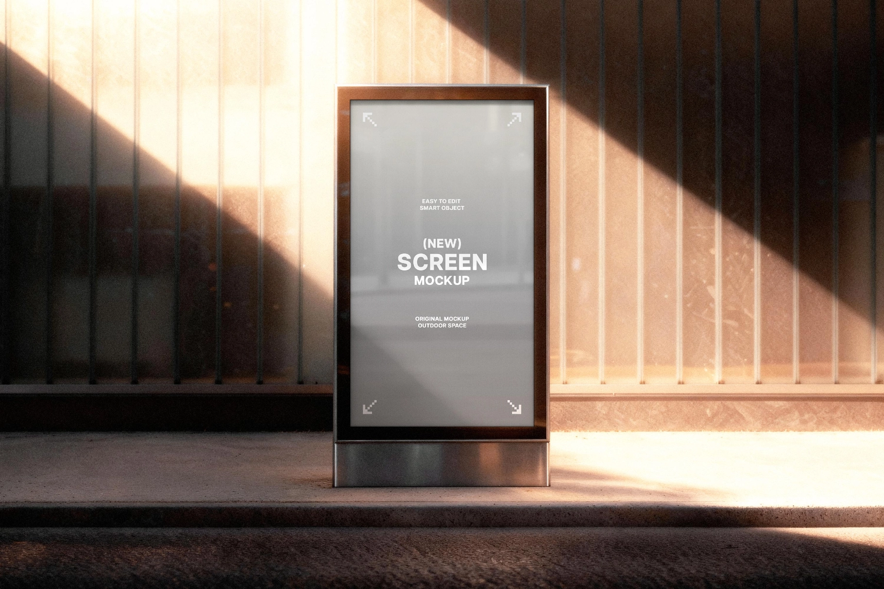 Golden Hour Digital Sigange Mockup