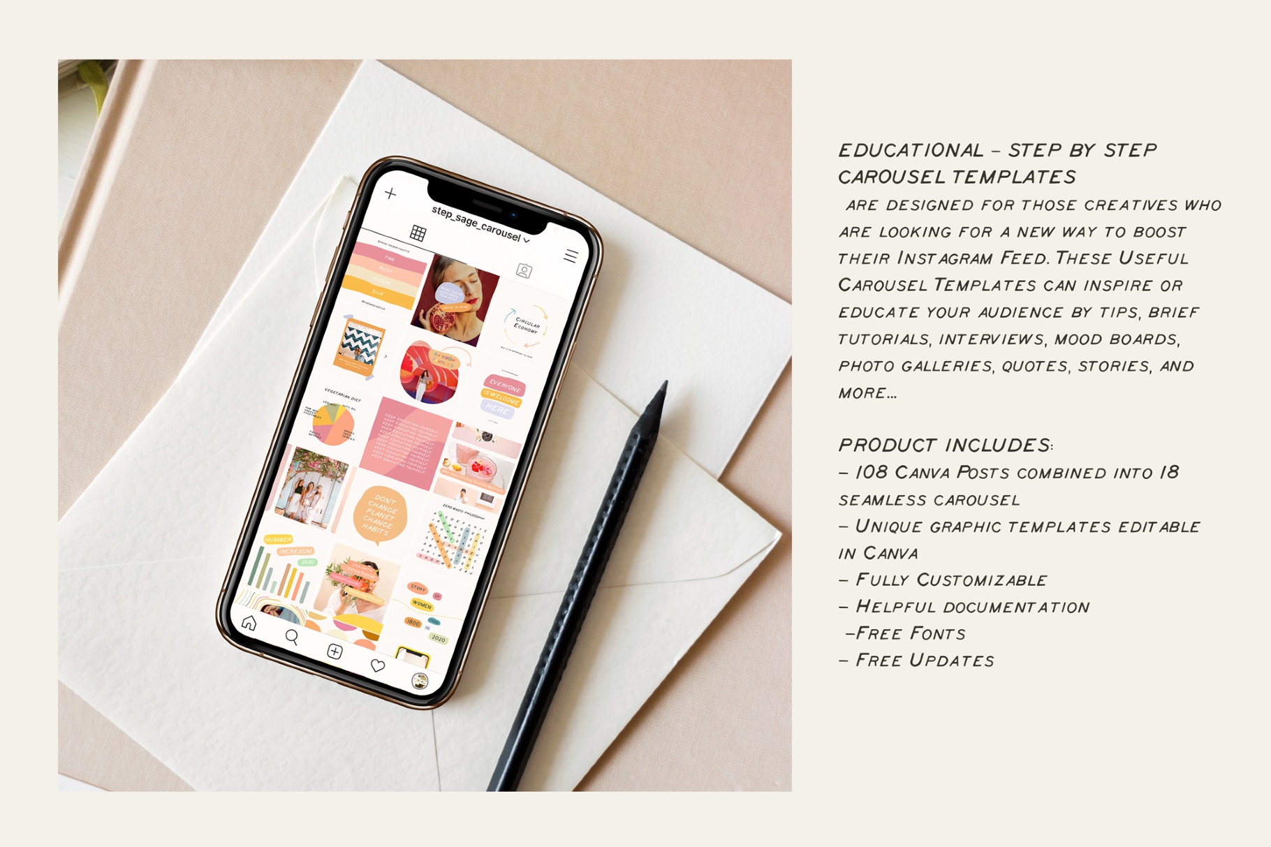 Educational Carousel Templates