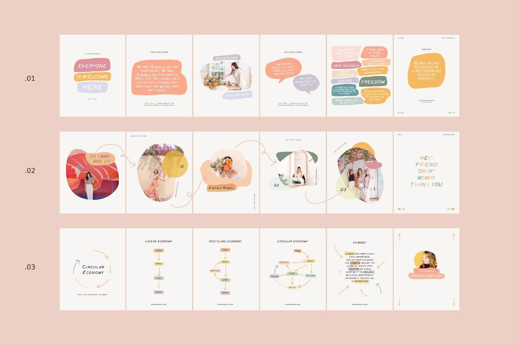 Educational Carousel Templates