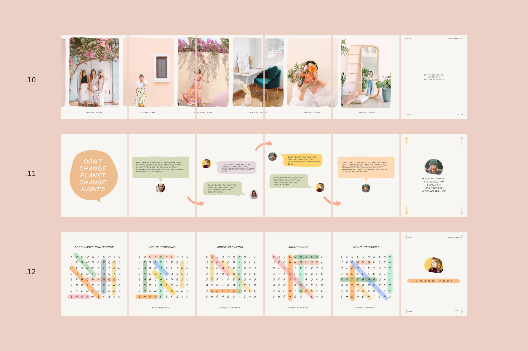Educational Carousel Templates