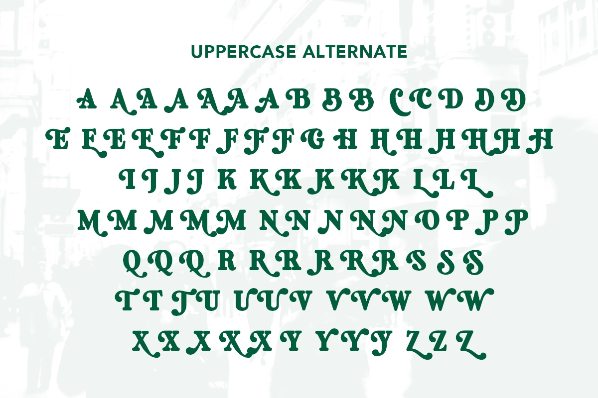 Breaking March - Groovy Bold Serif