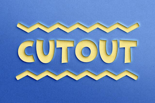 Papercut Text Effect