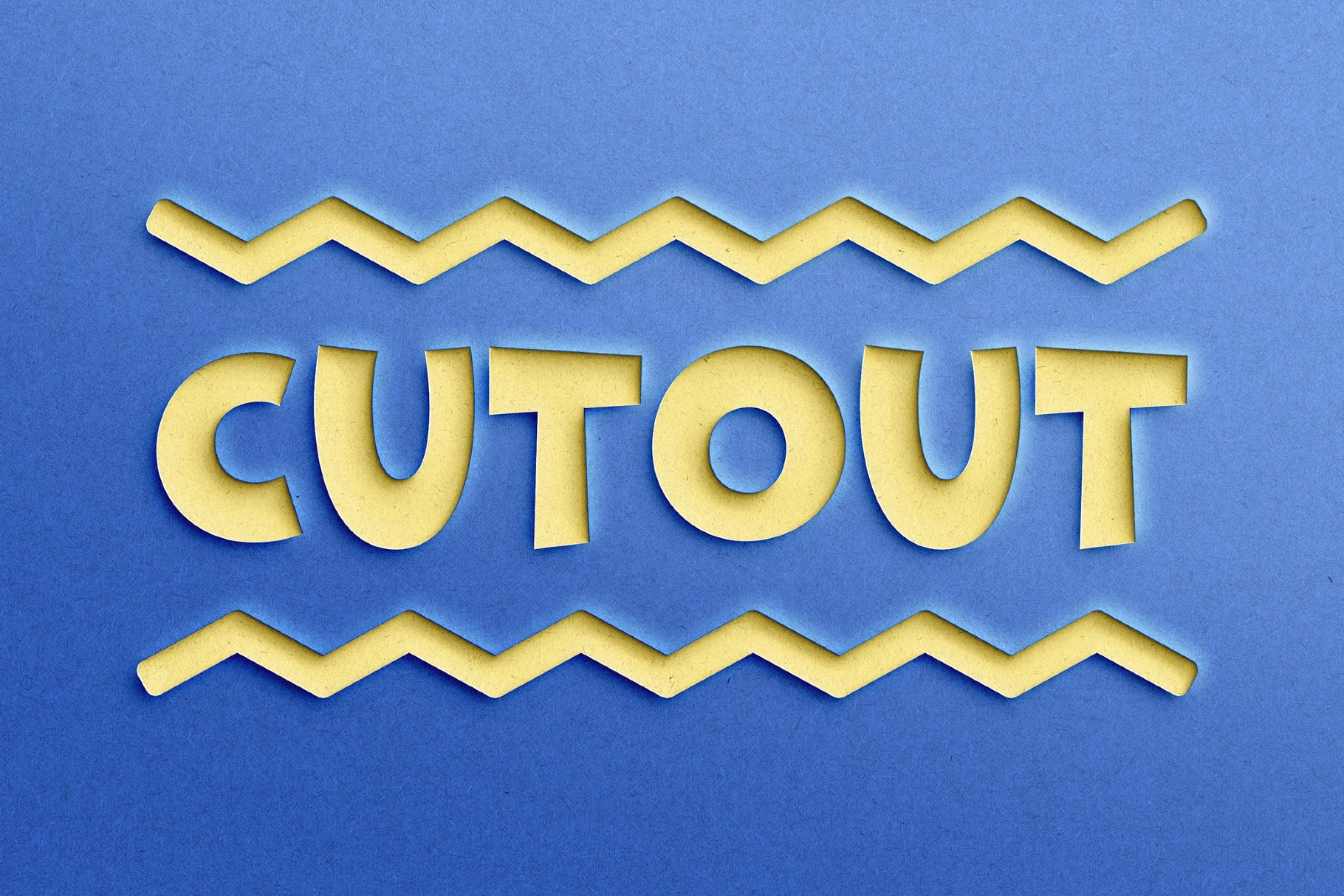 Papercut Text Effect
