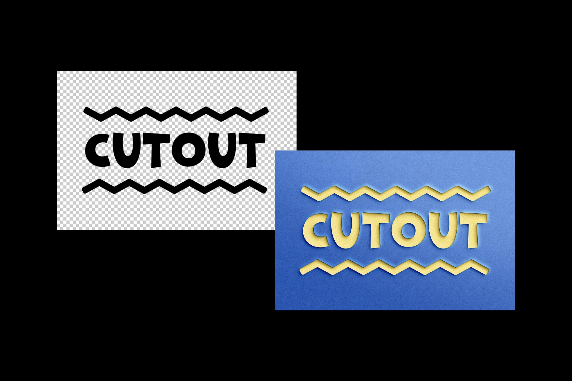 Papercut Text Effect