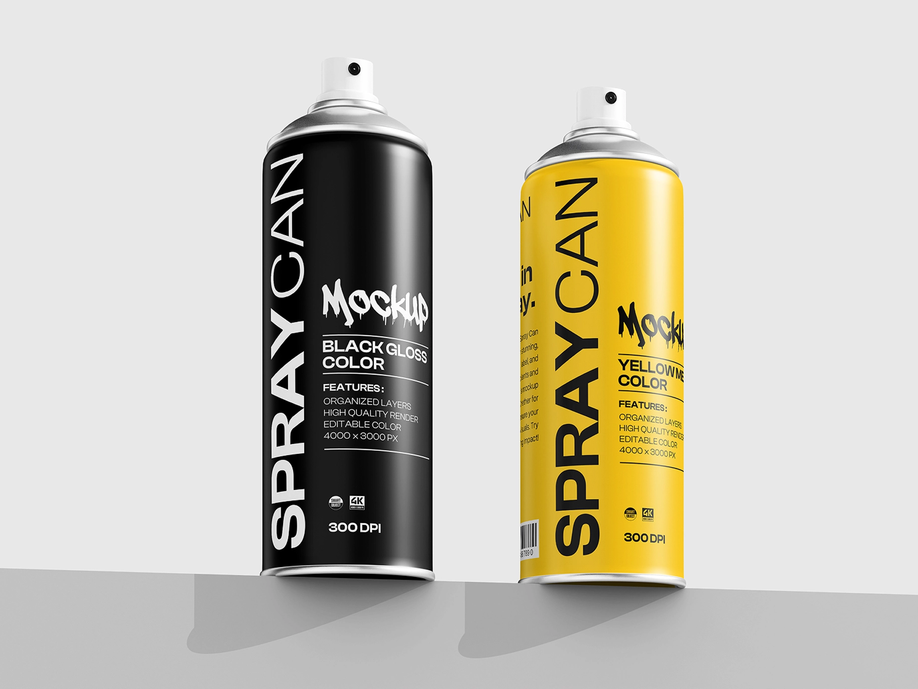 Spray Can Mockup