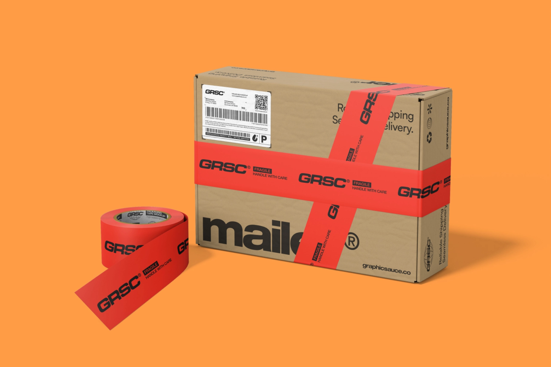 Mailing Box Mockup