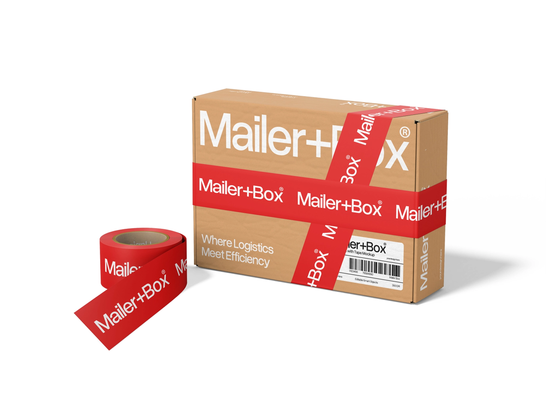 Mailing Box Mockup