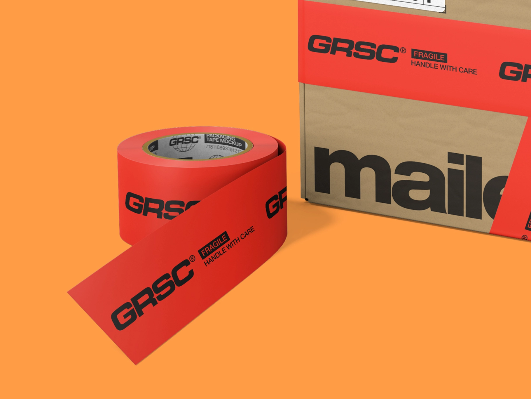 Mailing Box Mockup