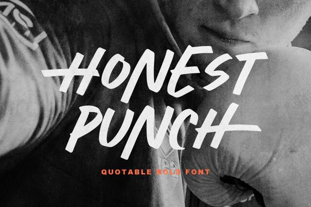 Honest Punch - Quotable Bold Font