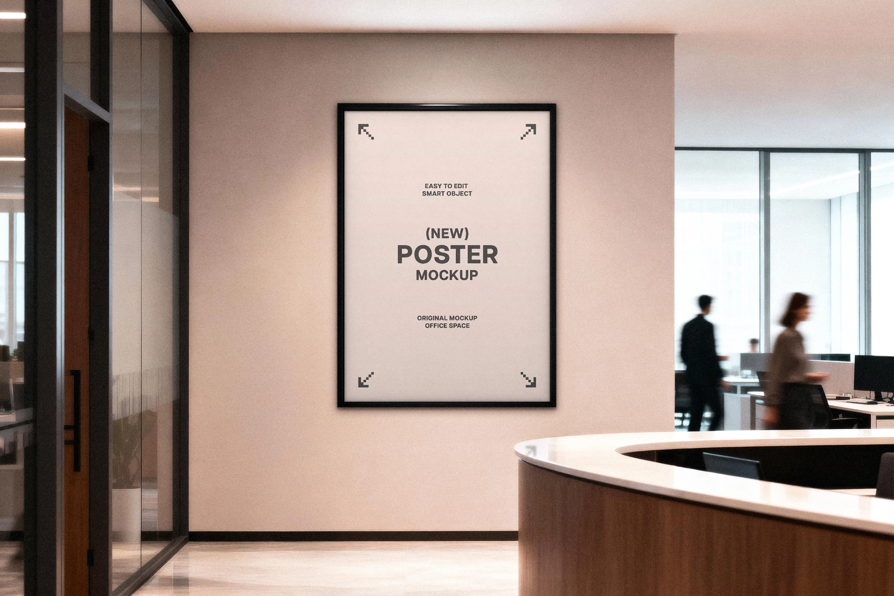 Framed Office Poster Mockup