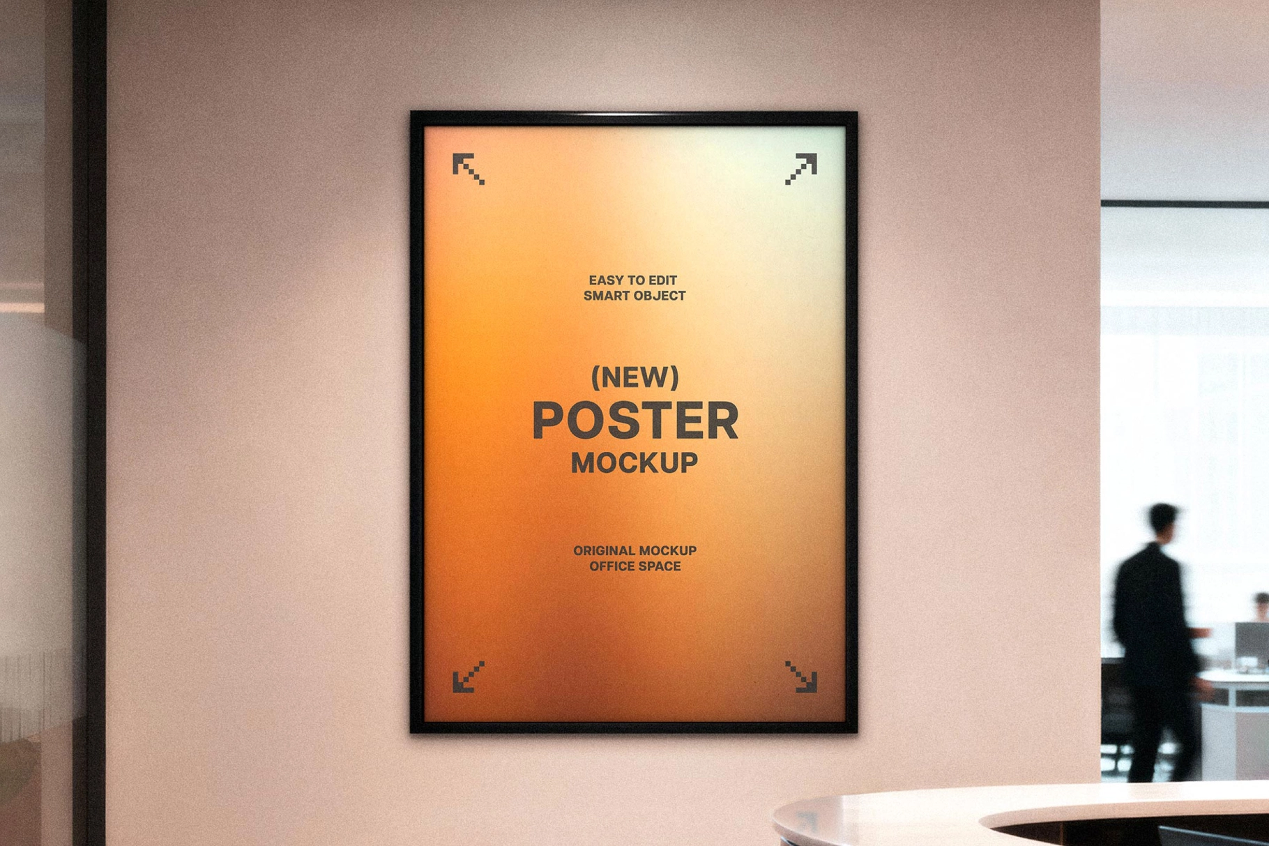 Framed Office Poster Mockup