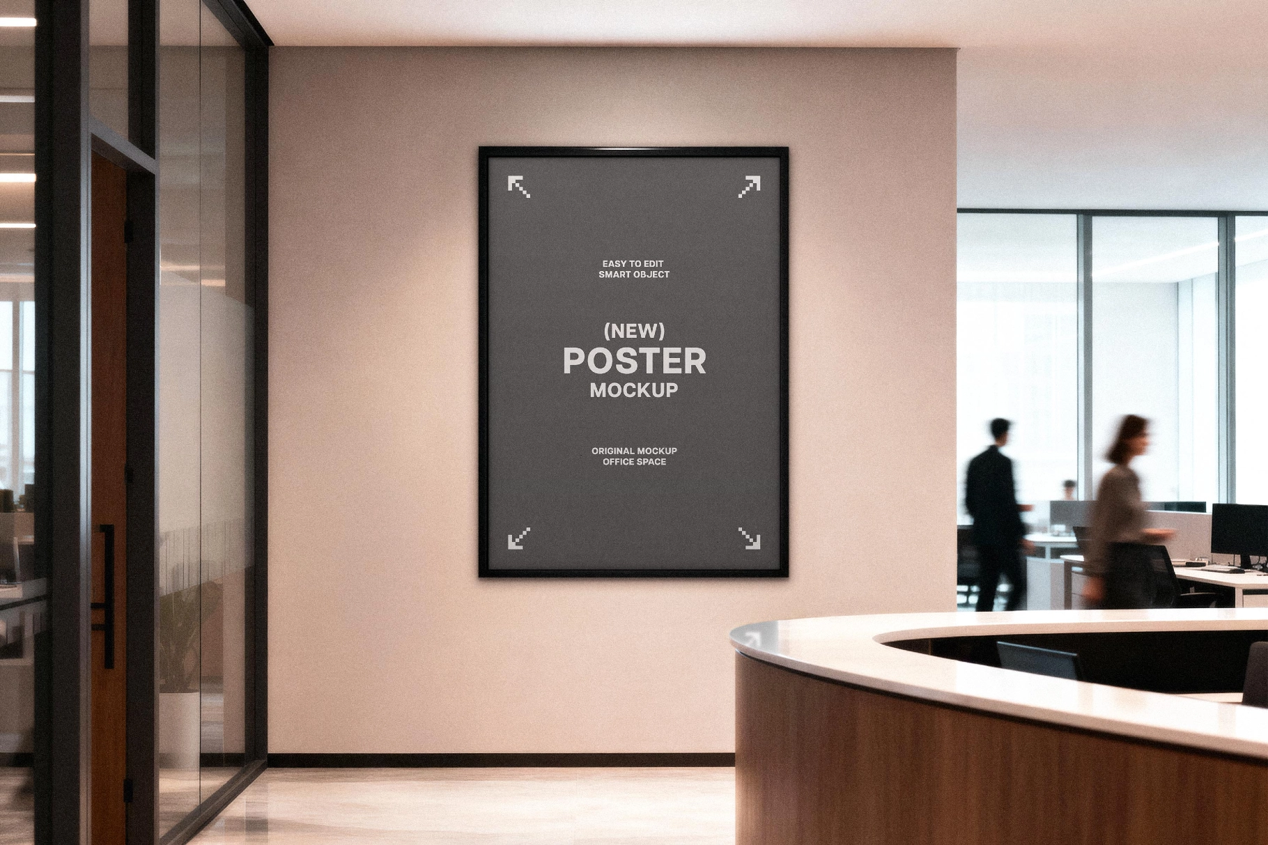 Framed Office Poster Mockup