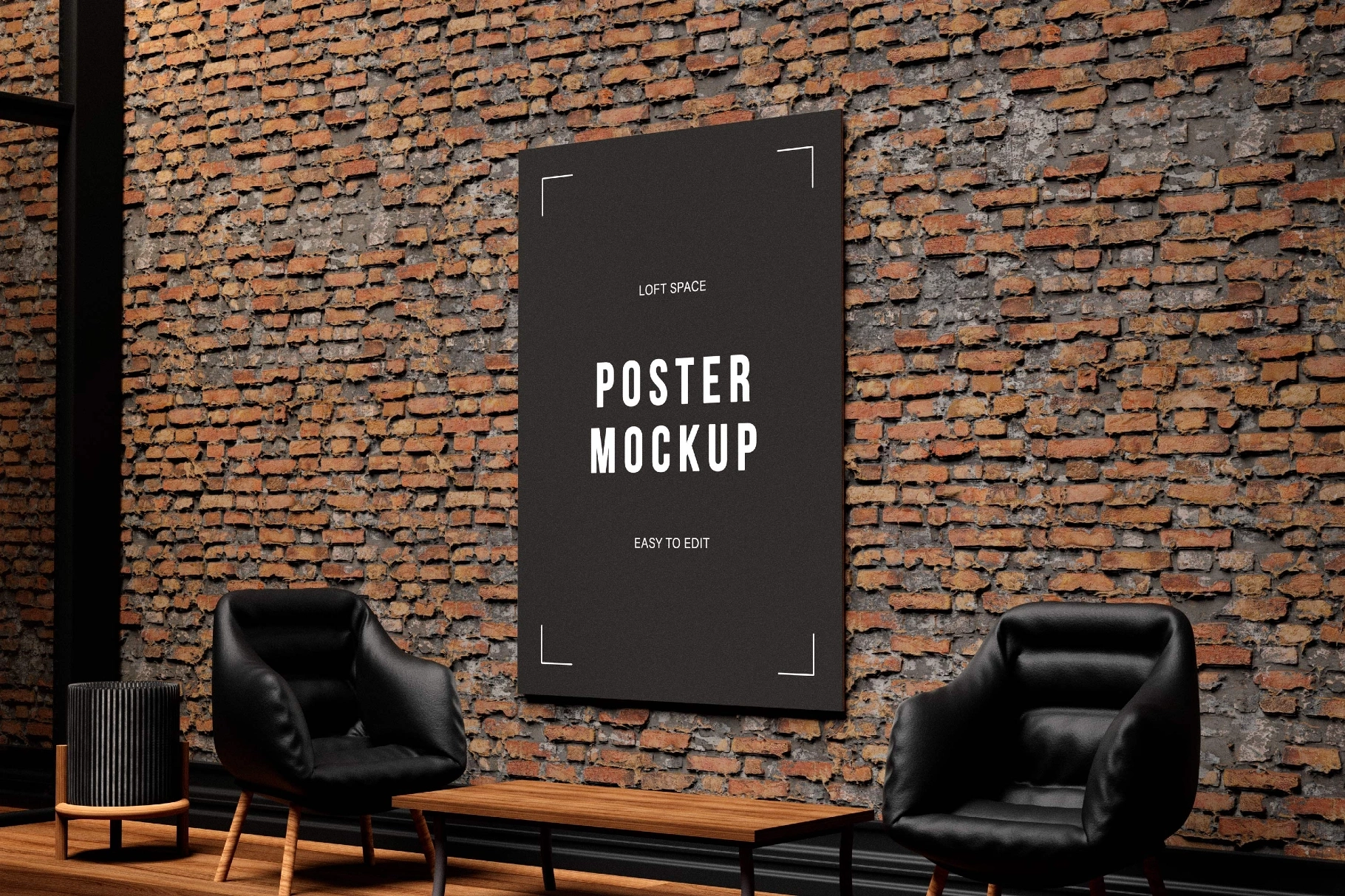 Loft Space Poster Mockup